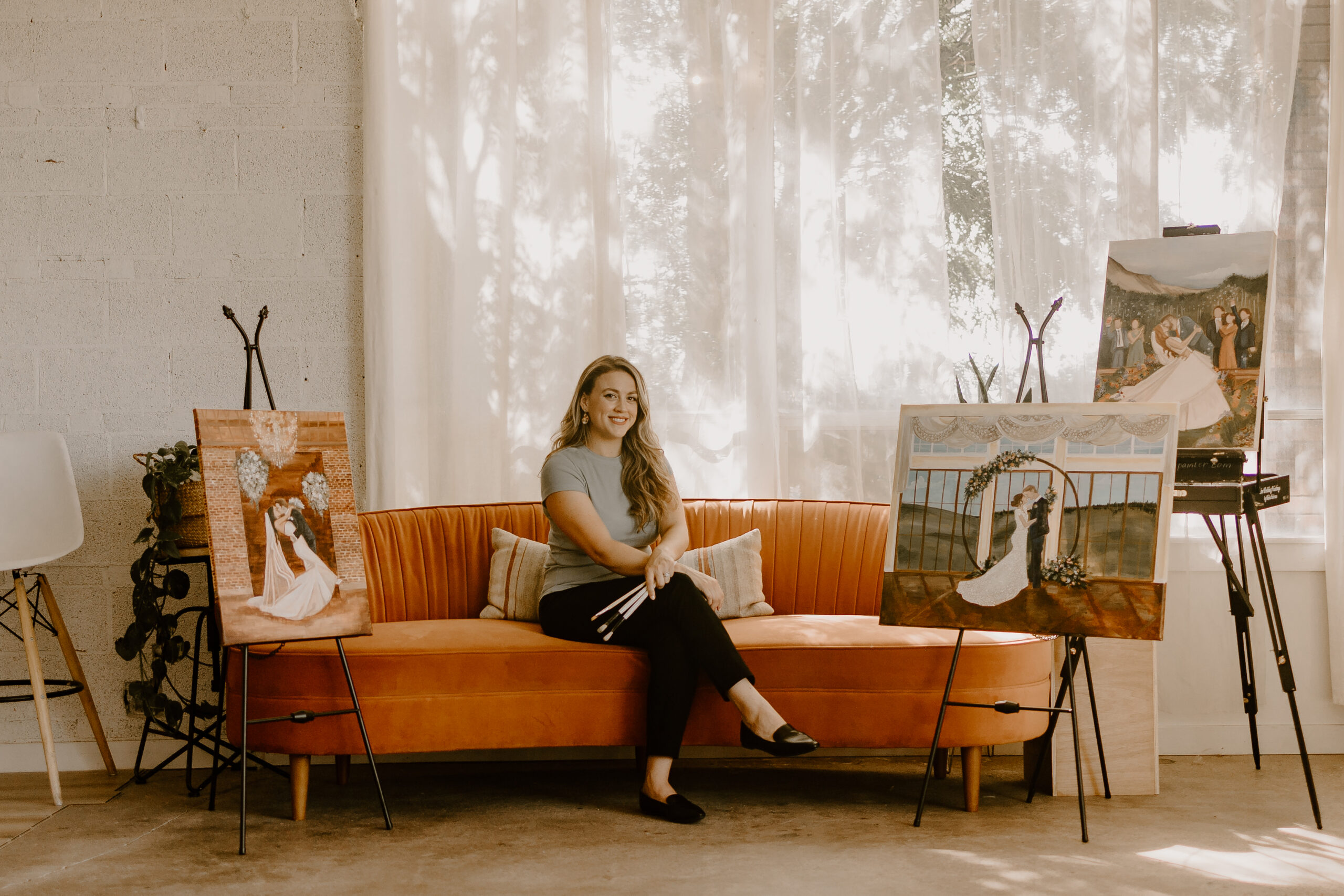 Colorado's Best Live Wedding Painter Olivia Andruss